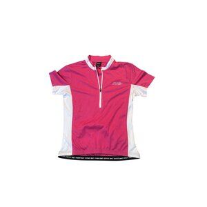 bpbtti Sports Cycling Jersey S Pink/White Half-Zip Womens small 1744